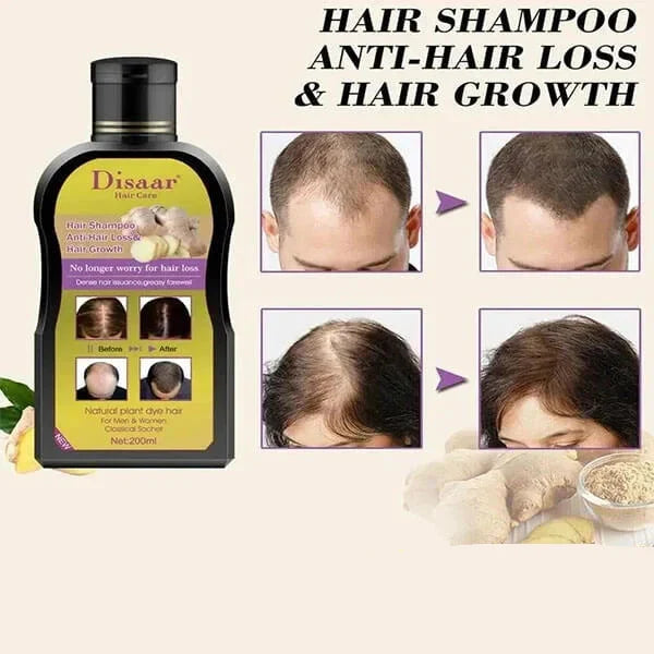 DISAAR Ginger Hair Shampoo Anti-Hair Loss – 200ml - Buy Online in Pakistan at Cosmia.pk