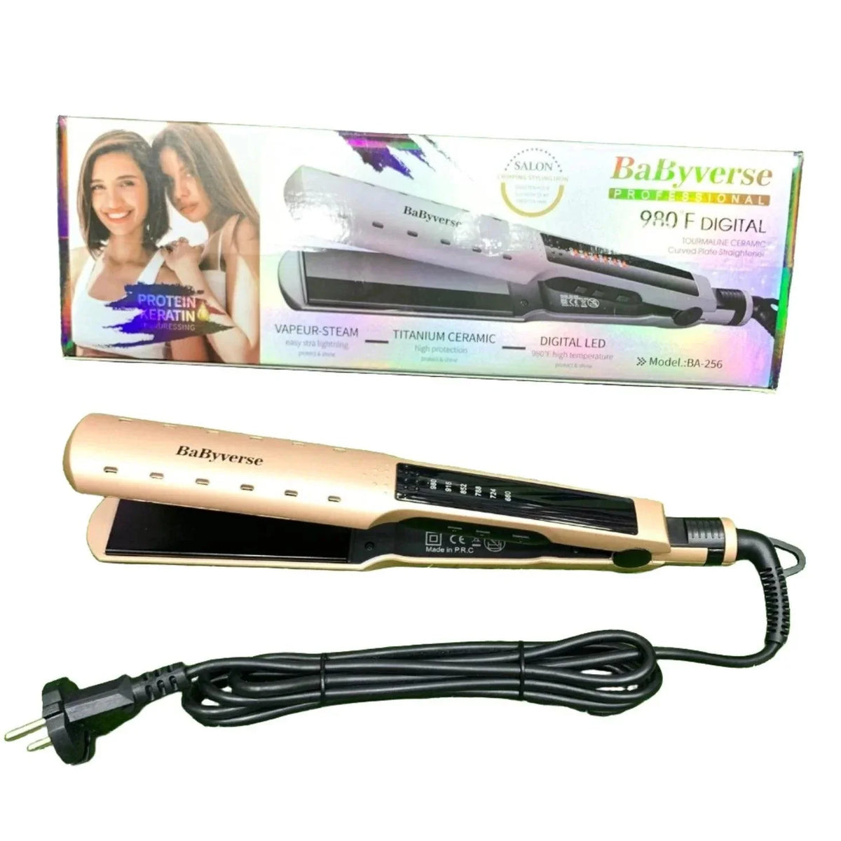 Babyverse Professional Hair Straightener 980F - Buy Online in Pakistan at Cosmia.pk