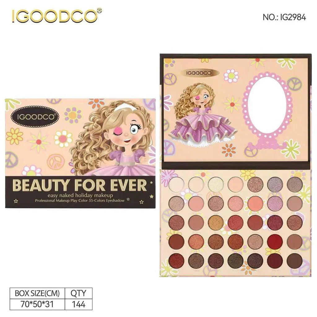 Igoodco Beauty For Ever 35 Color Eyeshadow Palette - Buy Online in Pakistan at Cosmia.pk