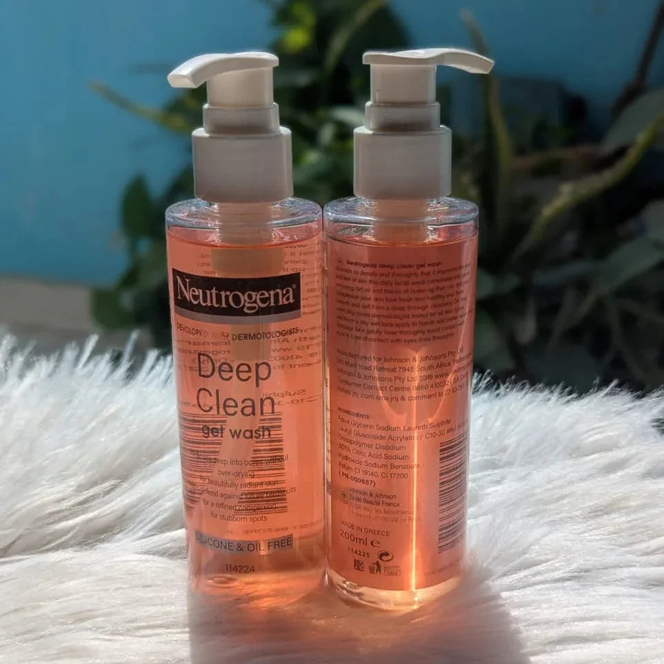 Neutrogena Deep Clean Foaming Gel Wash – 200ml (Made in Greece) - Buy Online in Pakistan at Cosmia.pk