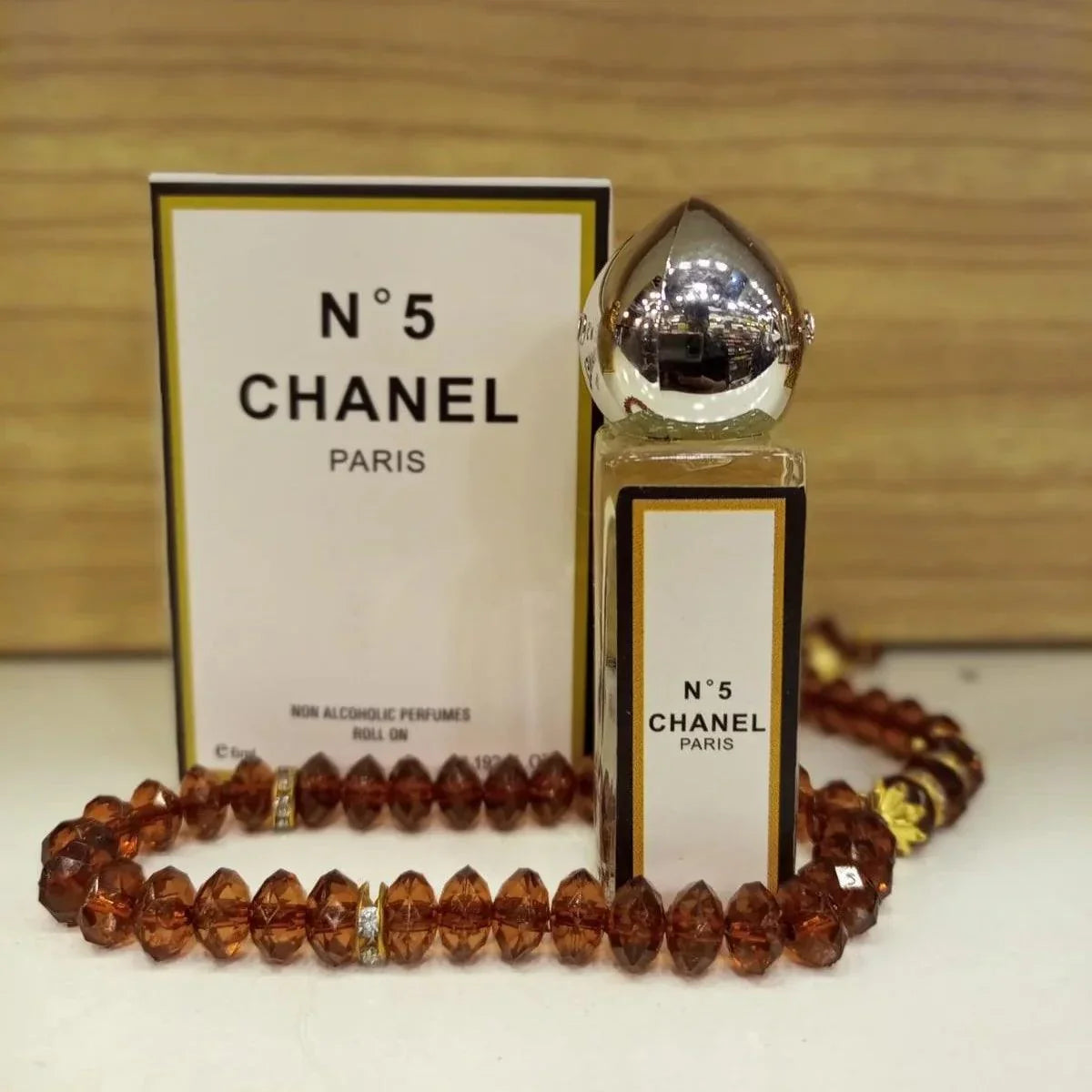 Chanel No.5 Attar with Tasbeeh - 6ml - Buy Online in Pakistan at Cosmia.pk