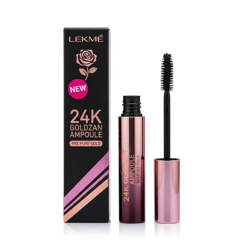 Lekme New 24K Goldzan Waterproof Mascara - Buy Online in Pakistan at Cosmia.pk