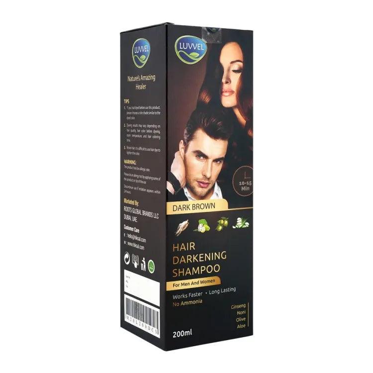 Luvvel Hair Darkening Shampoo 200ml - Buy Online in Pakistan at Cosmia.pk