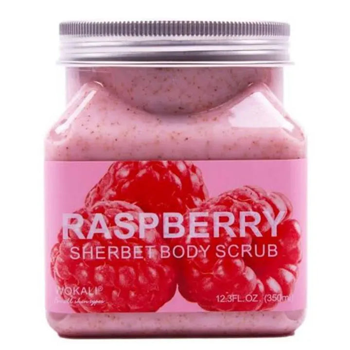 Wokali Raspberry Sherbet Body Scrub - 350ml - Buy Online in Pakistan at Cosmia.pk