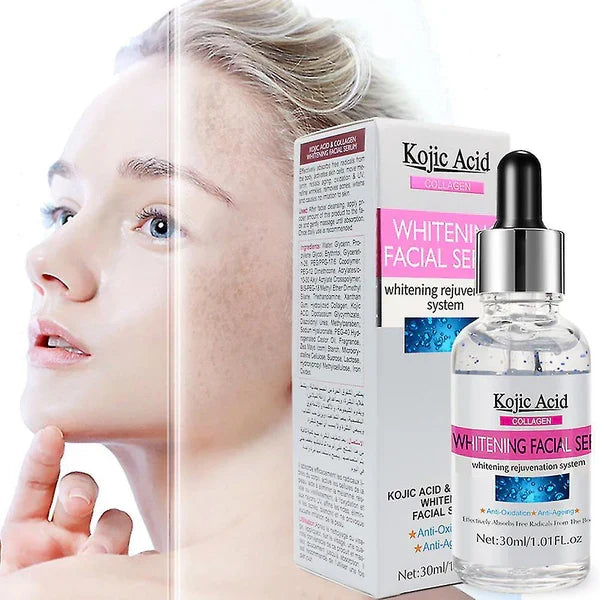 Guanjing Kojic Acid & Collagen Whitening Serum – Brighten, Hydrate & Restore Glow - 30ml - Buy Online in Pakistan at Cosmia.pk