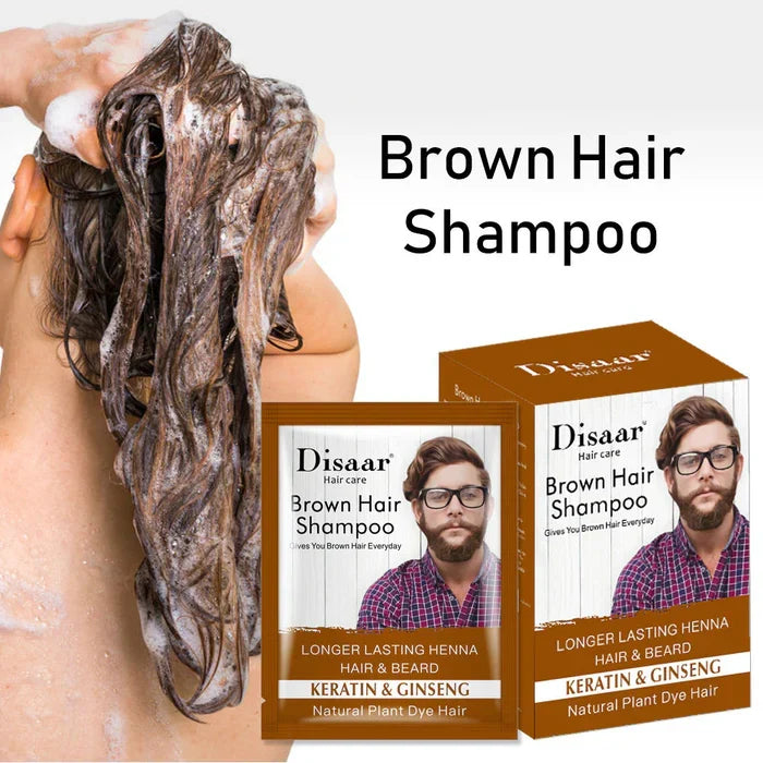 Disaar Natural Brown Hair Dye Shampoo Clean Scalp Nourishing & - Buy Online in Pakistan at Cosmia.pk