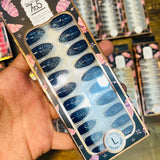 7To5 Talklee Shiny Artifical Nails With Free Stickers - Buy Online in Pakistan at Cosmia.pk