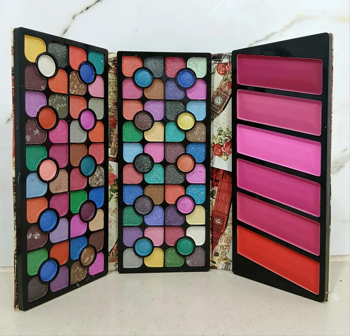Miss Ayesha 100 Color Eyeshadow Palette & 6 Color Blush-on - Buy Online in Pakistan at Cosmia.pk