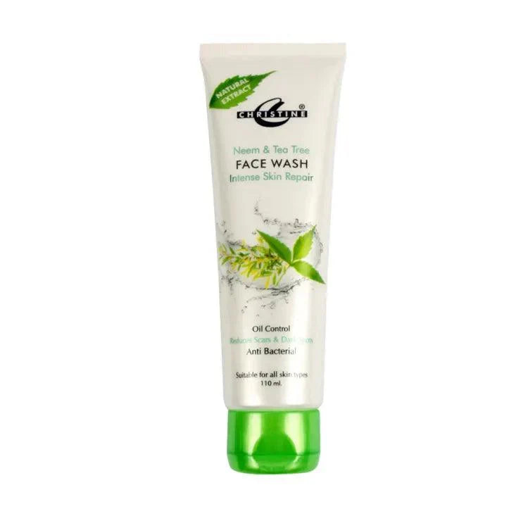 Christine Whitening Neem & Tea Tree Face Wash 110ml - Buy Online in Pakistan at Cosmia.pk