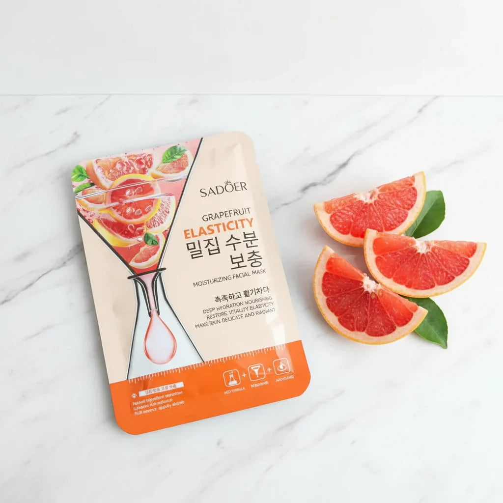 Sadoer Grapefruit Elasticity Moisturizing Facial Mask - 25g - Buy Online in Pakistan at Cosmia.pk