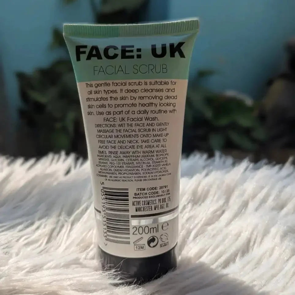 Face UK Facial Scrub - 200ml - Buy Online in Pakistan at Cosmia.pk