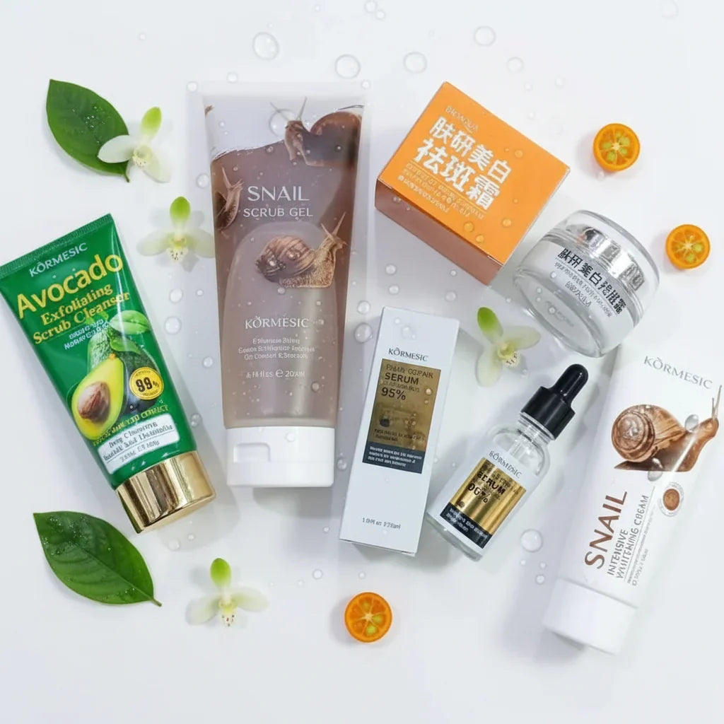 Advanced Repair & Skin Brightening Routine Face Care - 5 Piece Kit - Buy Online in Pakistan at Cosmia.pk