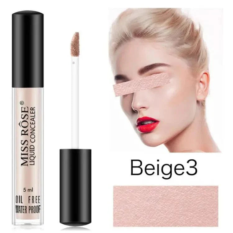 Miss Rose Oil Free Waterproof Liquid Concealer - 5ml - Buy Online in Pakistan at Cosmia.pk