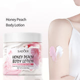 SADOER Honey Peach Body Lotion Ice Cream Texture 180g - Buy Online in Pakistan at Cosmia.pk
