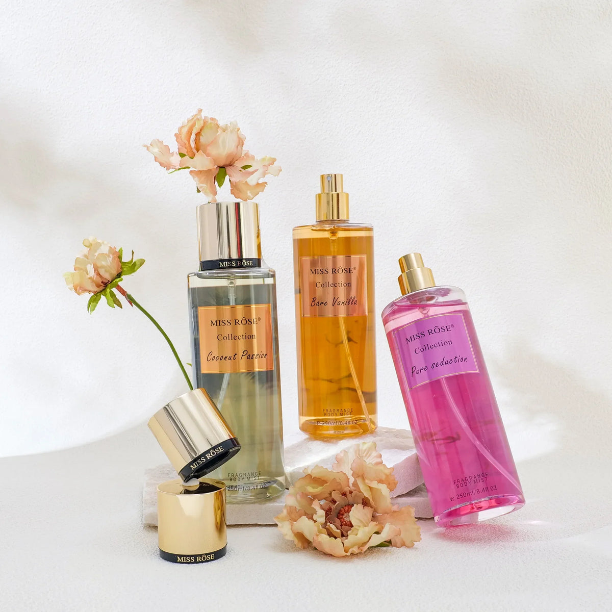 Miss Rose Collection Amber Romance Body Mist - 250ml - Buy Online in Pakistan at Cosmia.pk
