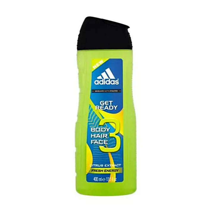Adidas Get Ready Fresh Energy 3-in-1 Shower Gel (400ml) - Buy Online in Pakistan at Cosmia.pk