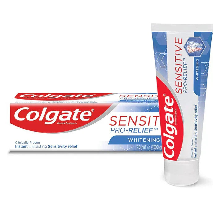 Colgate Sensitive Whitening Pro-Relief Toothpaste 75ml - Buy Online in Pakistan at Cosmia.pk
