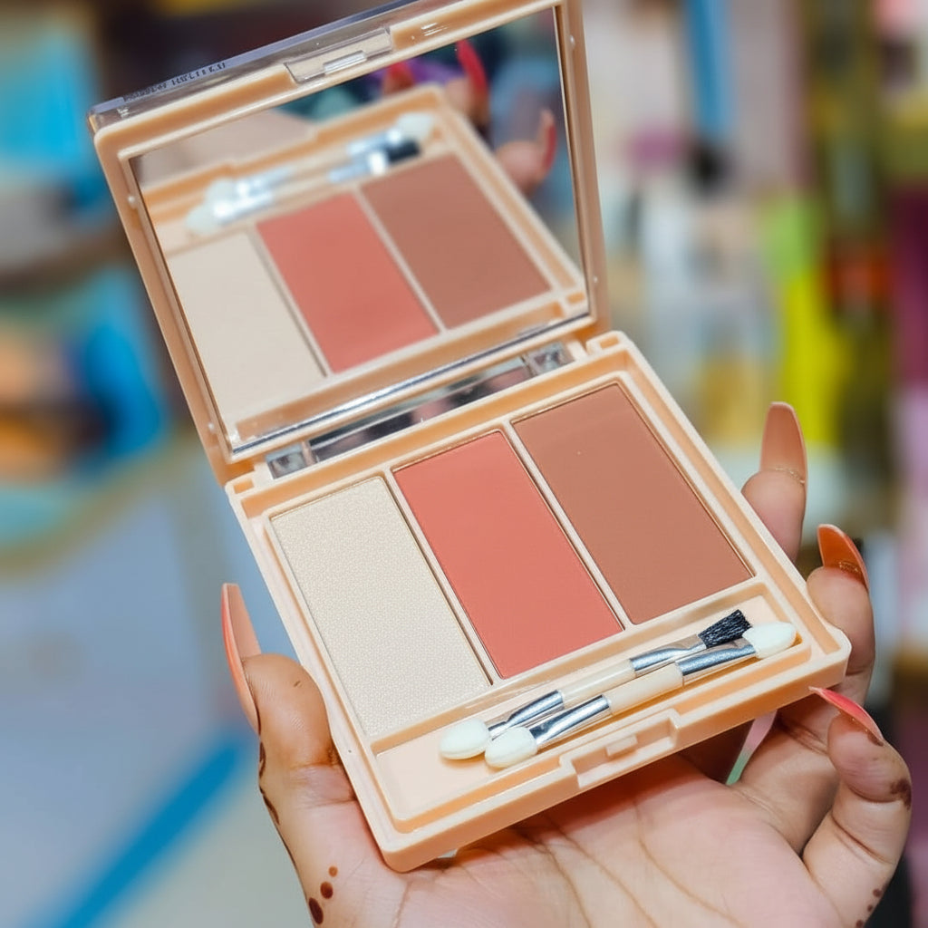 AnyLady Fit Me All in one Eyeshadow , Blusher & Highlighter Palette - Buy Online in Pakistan at Cosmia.pk