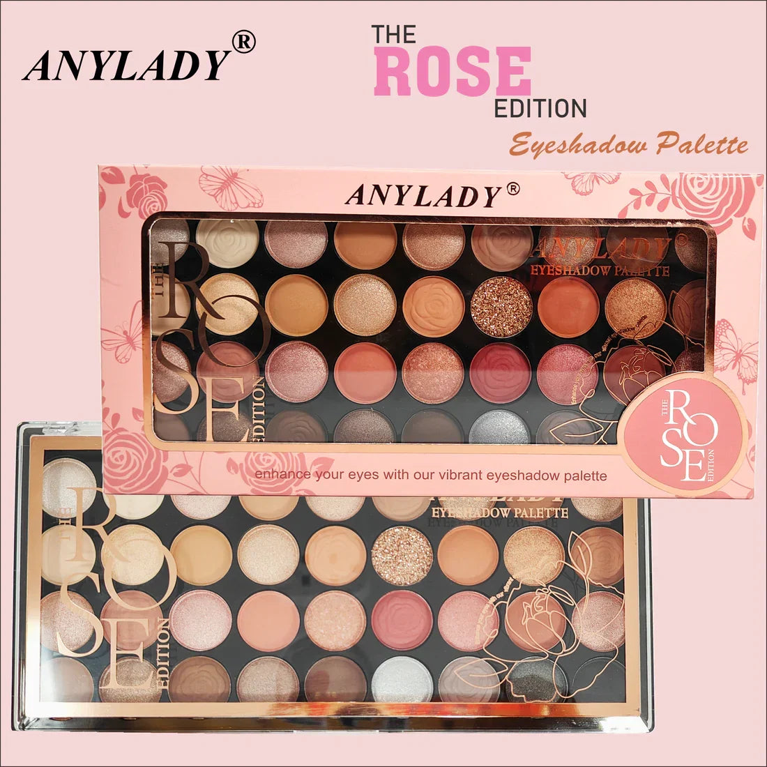 Anylady Eye Shadow Palette Rose Edition - 36 Color - Buy Online in Pakistan at Cosmia.pk