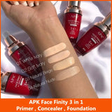 APK Face Finity 3 in 1 Primer Concealer Foundation - Buy Online in Pakistan at Cosmia.pk