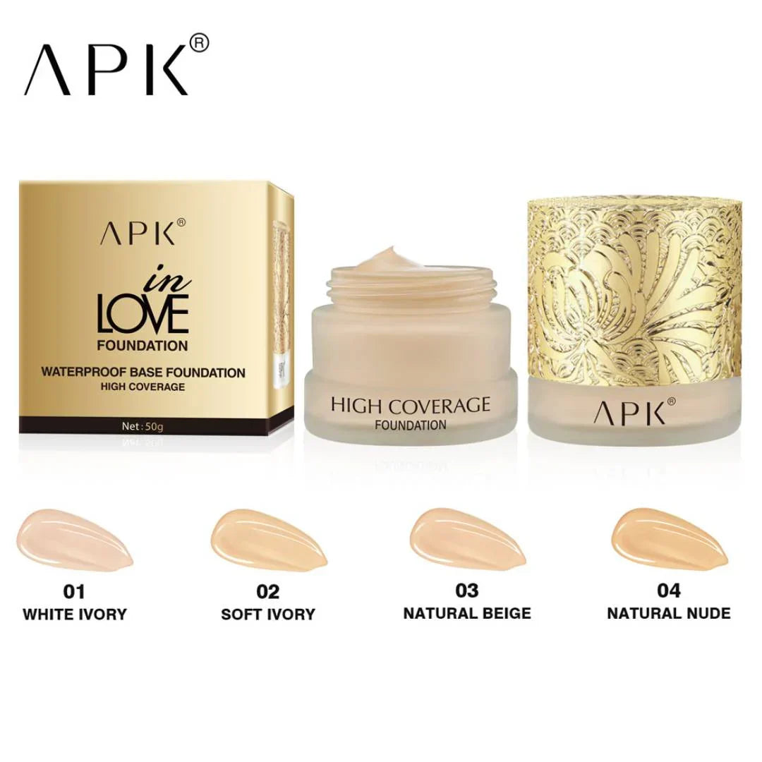 APK In Love High Coverage Base Foundation - Buy Online in Pakistan at Cosmia.pk