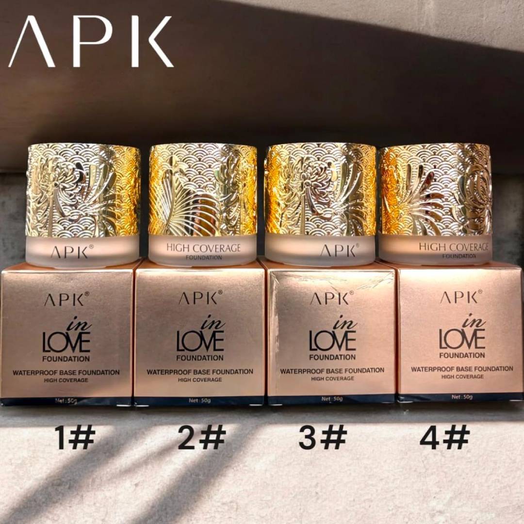APK In Love High Coverage Base Foundation - Buy Online in Pakistan at Cosmia.pk