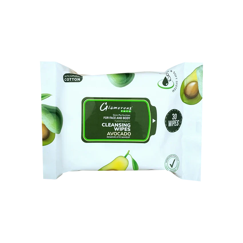 Glamorous Face Cleansing Makeup Remover Wipes 30 Pieces - Buy Online in Pakistan at Cosmia.pk