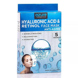 AZURE Hyaluronic Acid & Retinol Anti Aging Facial Mask-Rejuvenating - Buy Online in Pakistan at Cosmia.pk