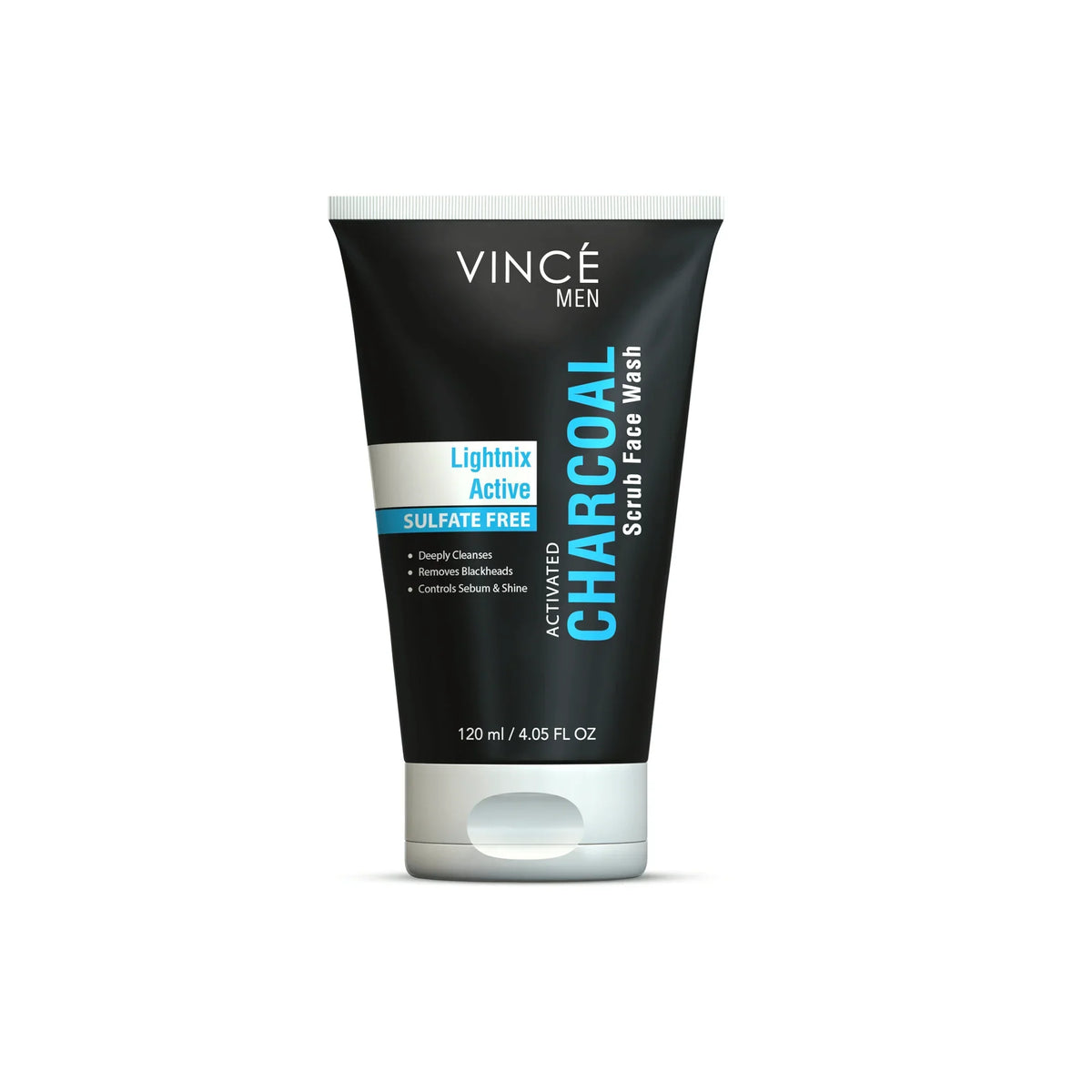 Vince Activated Charcoal Scrub Face Wash for Men - 120ml - Buy Online in Pakistan at Cosmia.pk