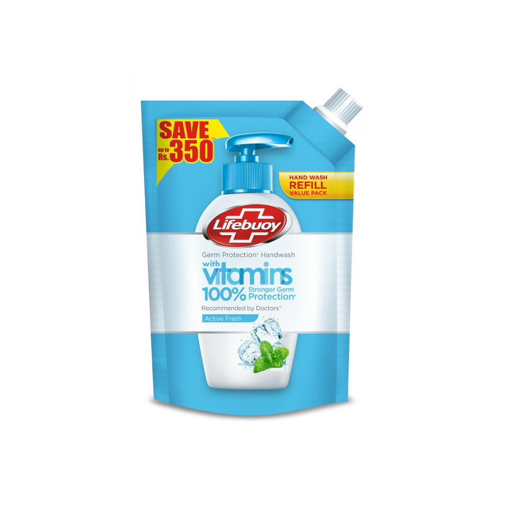 Lifebuoy Active Fresh With Vitamins Hand Wash 900ml - Buy Online in Pakistan at Cosmia.pk