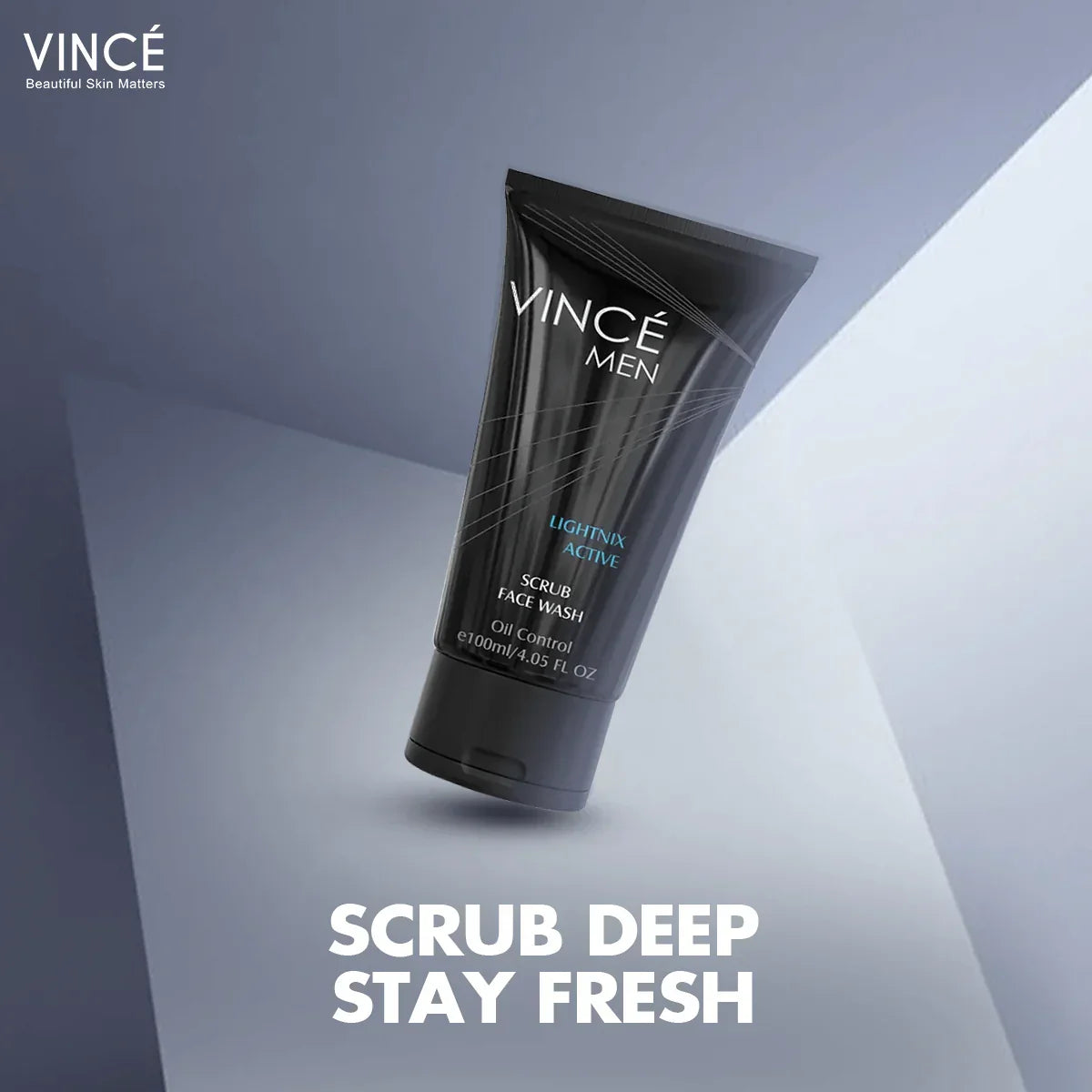Vince Active Scrub Face Wash - 100ml - Buy Online in Pakistan at Cosmia.pk
