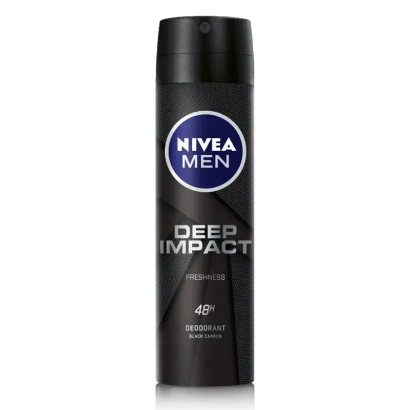 Nivea Men 48H Deep Dry & Clean Feel Anti-Perspirant Deodorant Body Spray - 150ml - Buy Online in Pakistan at Cosmia.pk