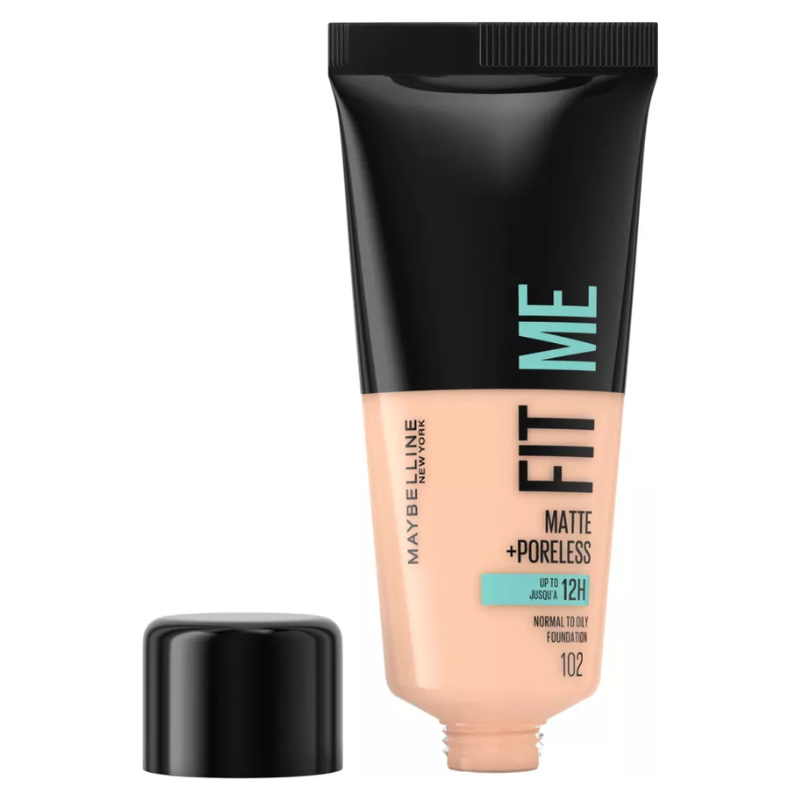 Original Maybelline Fit Me Foundation, Matte & Poreless, Full Coverage Blendable Normal to Oily Skin, 30ml - Buy Online in Pakistan at Cosmia.pk