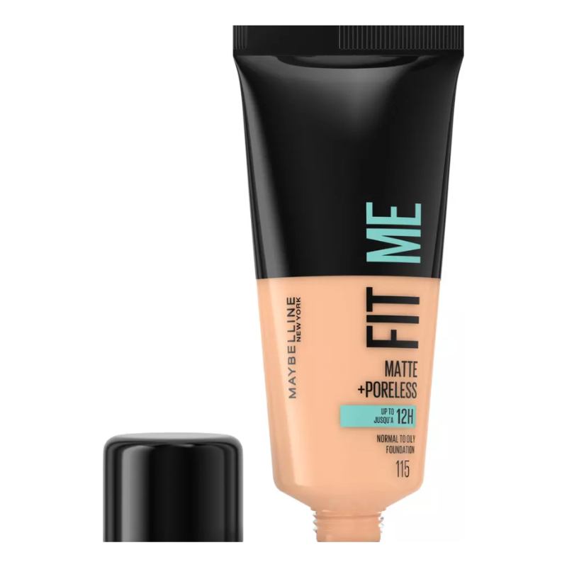 Original Maybelline Fit Me Foundation, Matte & Poreless, Full Coverage Blendable Normal to Oily Skin, 30ml - Buy Online in Pakistan at Cosmia.pk