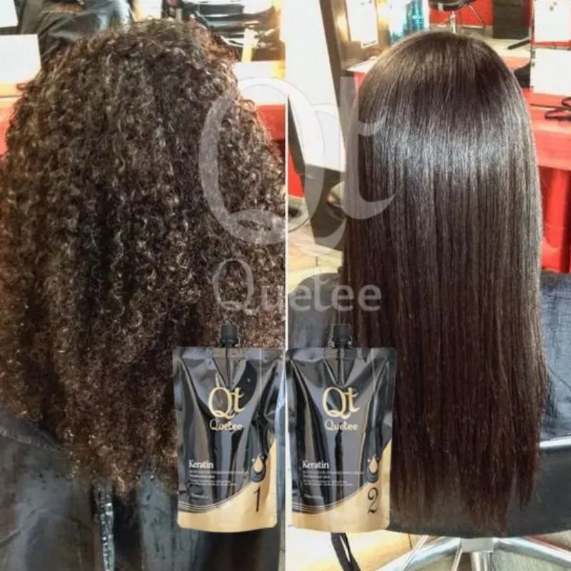 Quetee 2 Keratin Straightening Rebounding Kit 500ml - Buy Online in Pakistan at Cosmia.pk