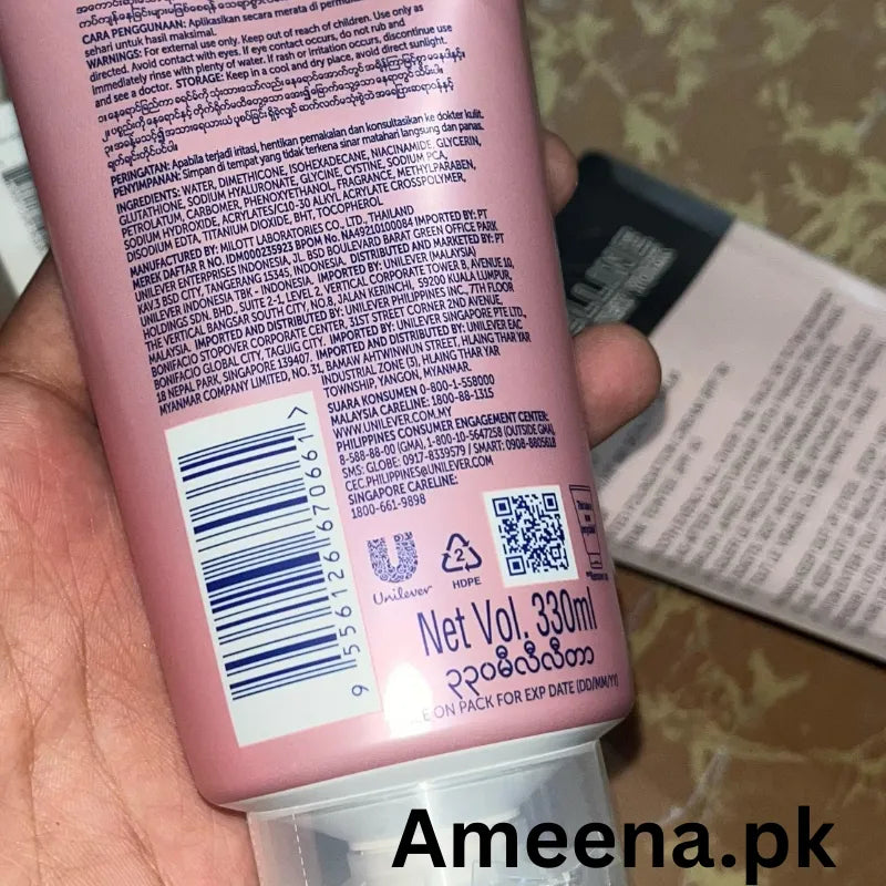 Original Vaseline Gluta-Hya Serum Burst Lotion Dewy Radiance - 300ml - Buy Online in Pakistan at Cosmia.pk