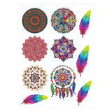 Multi Color Mehndi Stickers, Temporary Henna Tattoos - Buy Online in Pakistan at Cosmia.pk