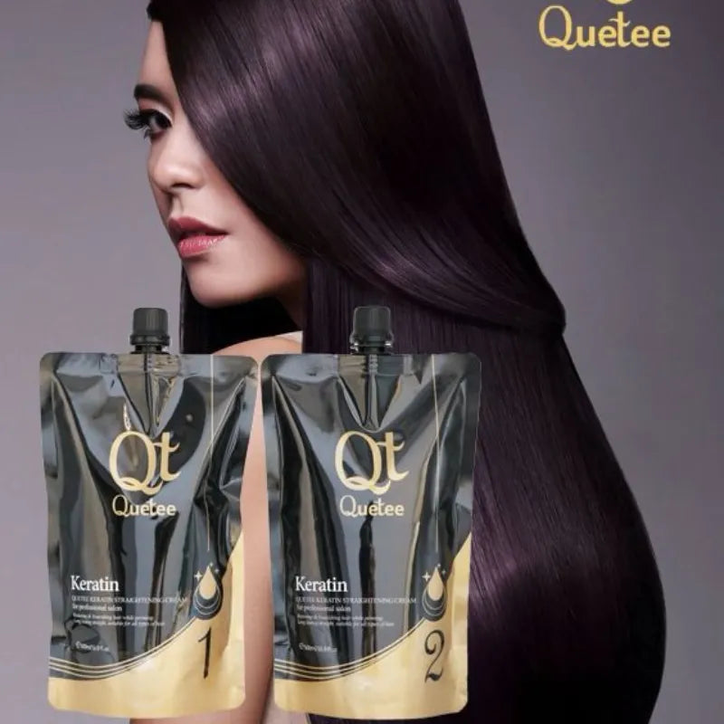 Quetee 2 Keratin Straightening Rebounding Kit 500ml - Buy Online in Pakistan at Cosmia.pk