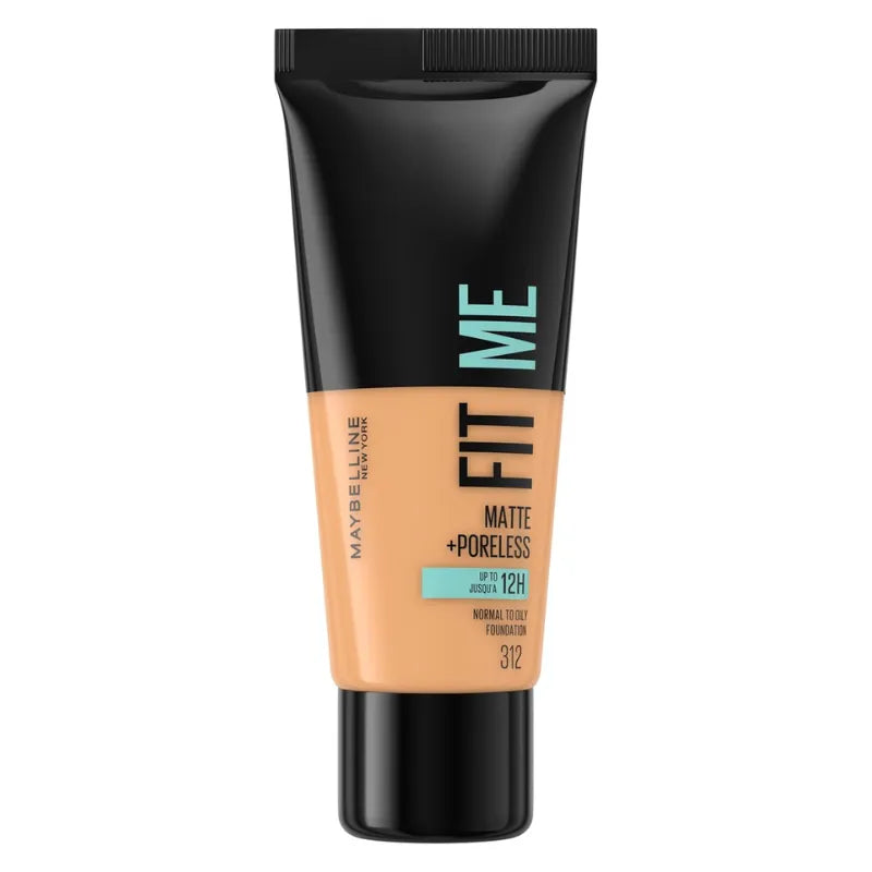 Original Maybelline Fit Me Foundation, Matte & Poreless, Full Coverage Blendable Normal to Oily Skin, 30ml - Buy Online in Pakistan at Cosmia.pk