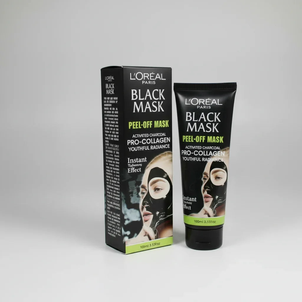Loreal Paris peel off black mask - 100ml - Buy Online in Pakistan at Cosmia.pk