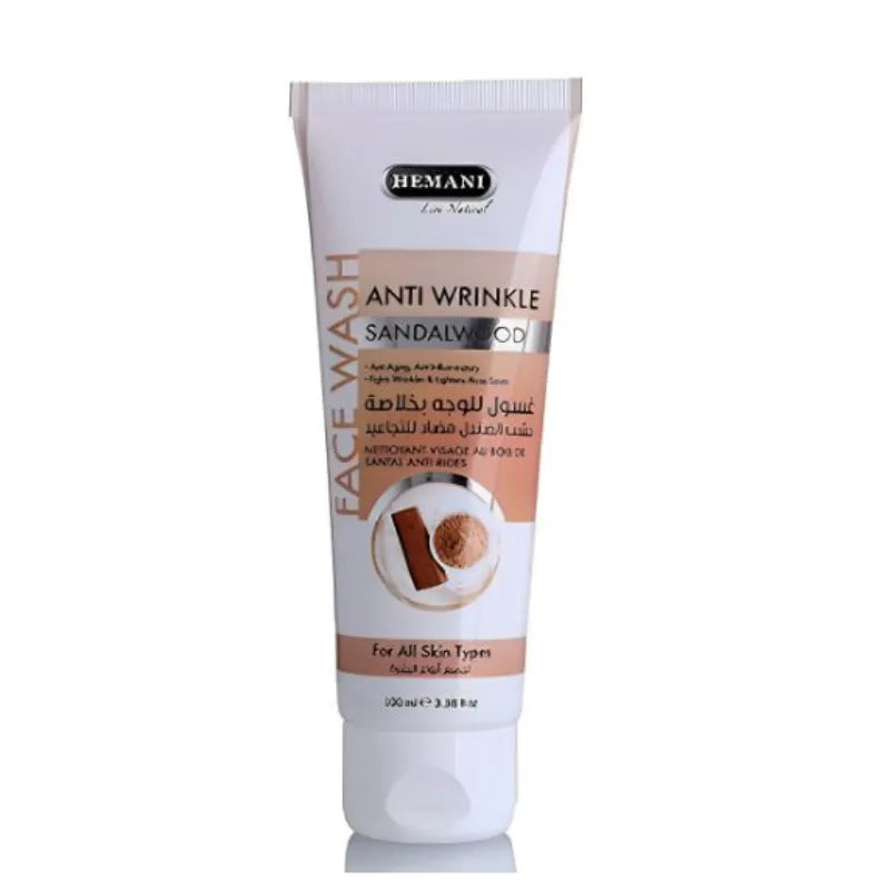 Hemani Anti Wrinkle Sandalwood Face Wash - 100ml - Buy Online in Pakistan at Cosmia.pk