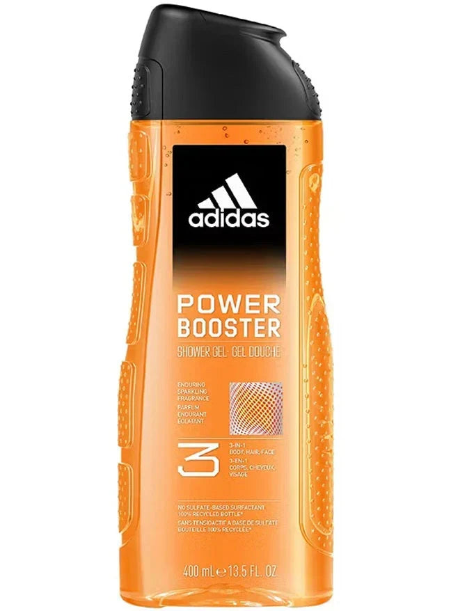 Adidas Shower Gel 3In1 Power Booster 13.5Oz/400Ml - Buy Online in Pakistan at Cosmia.pk