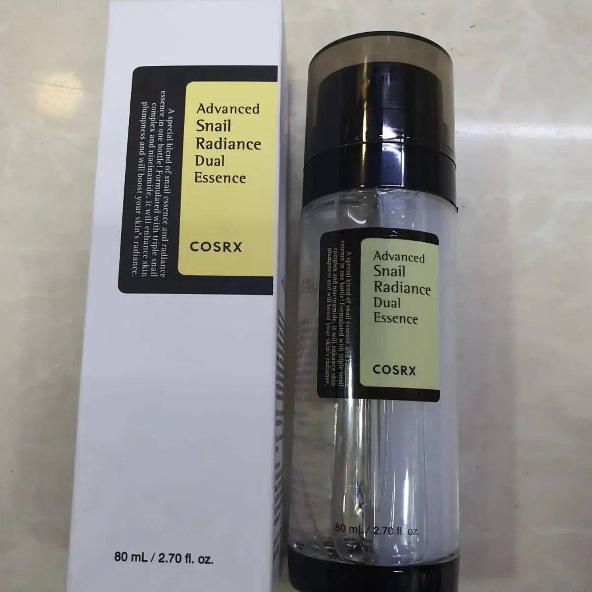 Cosrx Advanced Snail Radiance Dual Essence - 80ml - Buy Online in Pakistan at Cosmia.pk