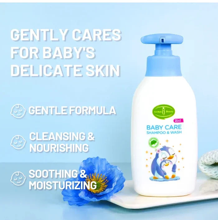 Aichun Beauty 2 In 1 Baby Shampoo And Body Wash - 300ml - Buy Online in Pakistan at Cosmia.pk