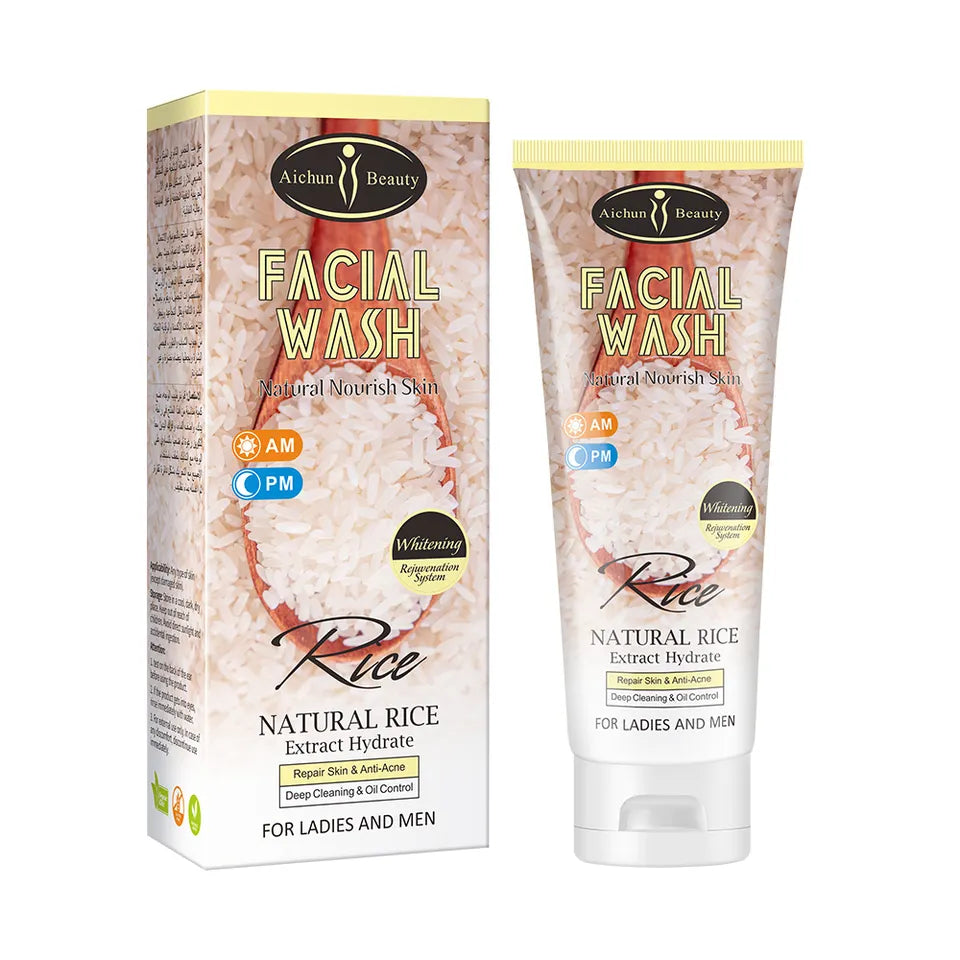 Aichun Beauty Rice Facial Wash - 100ml - Buy Online in Pakistan at Cosmia.pk