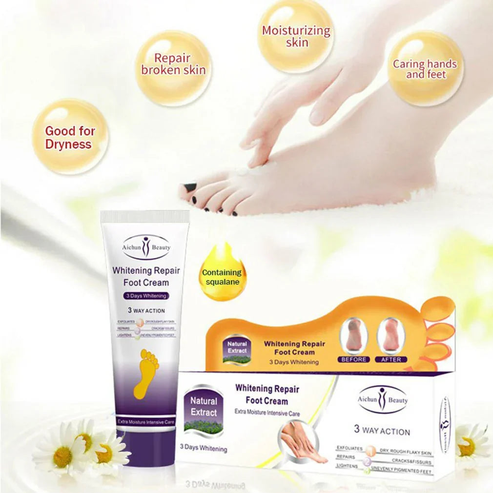 Aichun Beauty Whitening Repair Foot Cream 100ml - Buy Online in Pakistan at Cosmia.pk