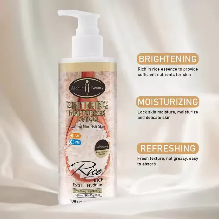 Aichun Beauty Natural Vegan Rice Moisturizing Lotion - Buy Online in Pakistan at Cosmia.pk
