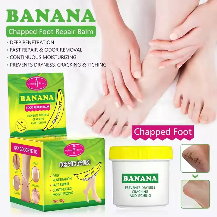 Aichun Beauty Organic Banana Extract Foot Cream - Buy Online in Pakistan at Cosmia.pk