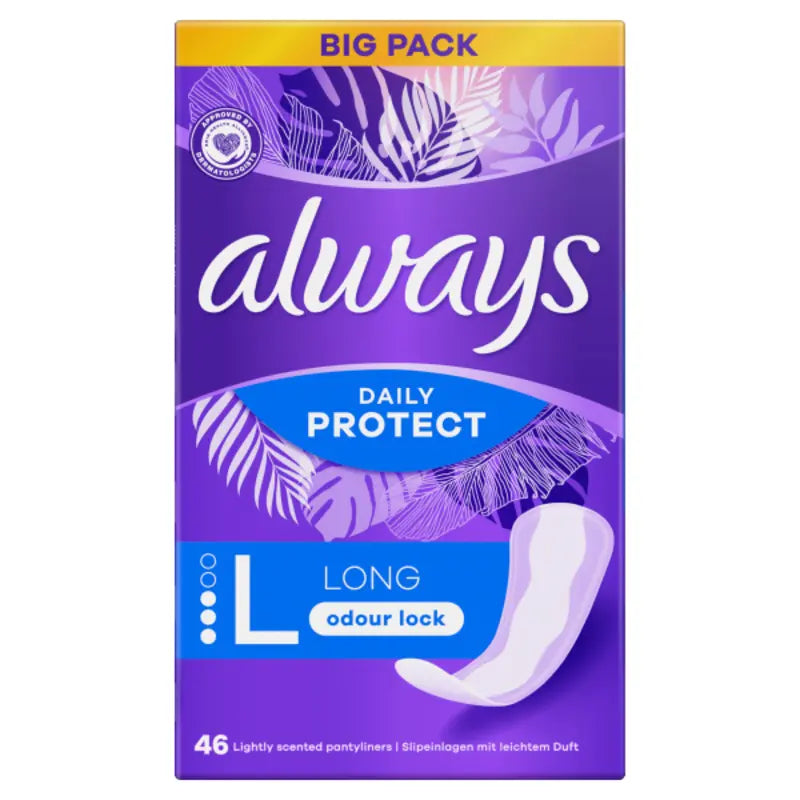 Always Daily Protect Long Pantyliners - 46 Pcs - Buy Online in Pakistan at Cosmia.pk