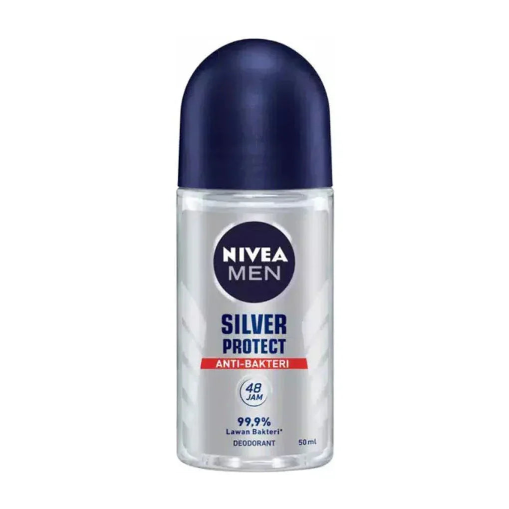 Nivea Men Silver Protect Anti-Bacterial Roll On - 50ml - Buy Online in Pakistan at Cosmia.pk